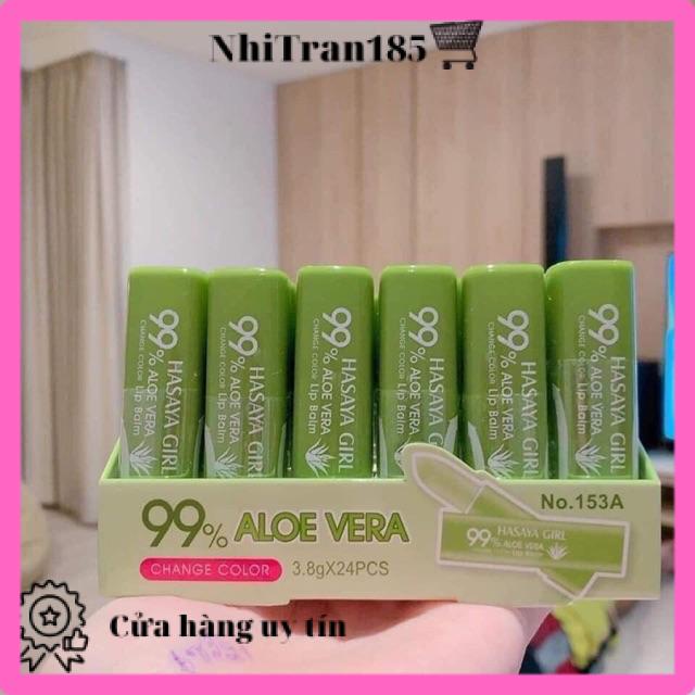 Combo 24 cây son nha đam nắp vuông thái lan