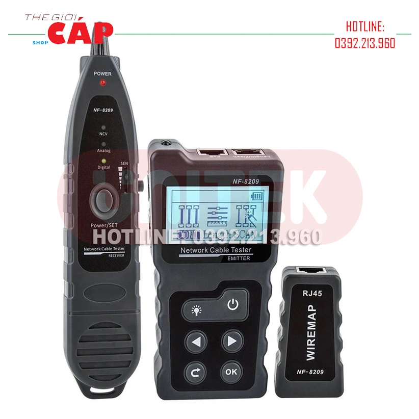 Máy Test Và Dò Cáp Mạng POE NOYAFA NF-8209