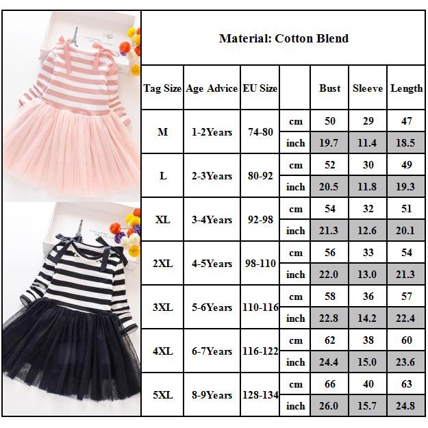 tay dài Váy công chúa đầm Cho Bé Gái sự sọc mạng lưới nối tiếp phong cách Hàn