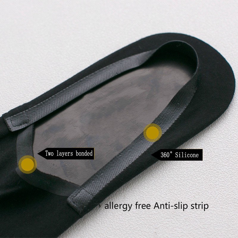 Vớ cotton vô hình chống trượt cho nam