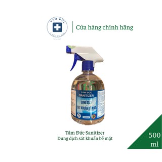 Dung dịch sát khuẩn bề mặt Tâm Đức Sanitizer chai xịt dung tích 500ml