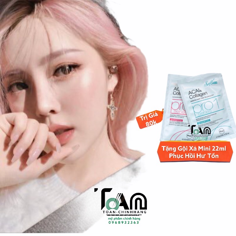 Combo Nhuộm Tóc Màu Hồng Anh Đào + Oxy
