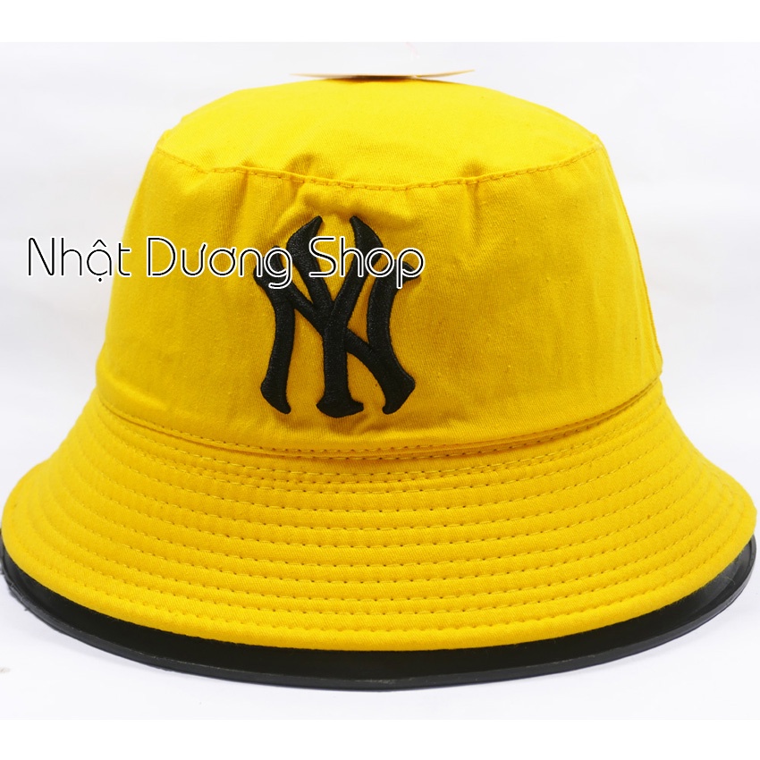 Nón bucket 2 MẶT thêu chữ NY nổi bật, độc đáo thích hợp cho cả nam và nữ- Nhiêu màu săc tha hồ lựa chọn.