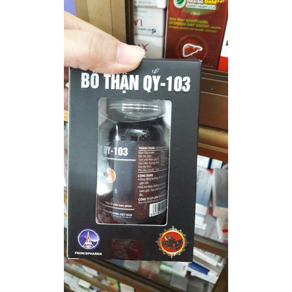 [GIÁ GỐC] BỔ THẬN QY-103 MẠNH GÂN CỐT TĂNG CƯỜNG SINH LÝ NAM - HỘP 30 VIÊN