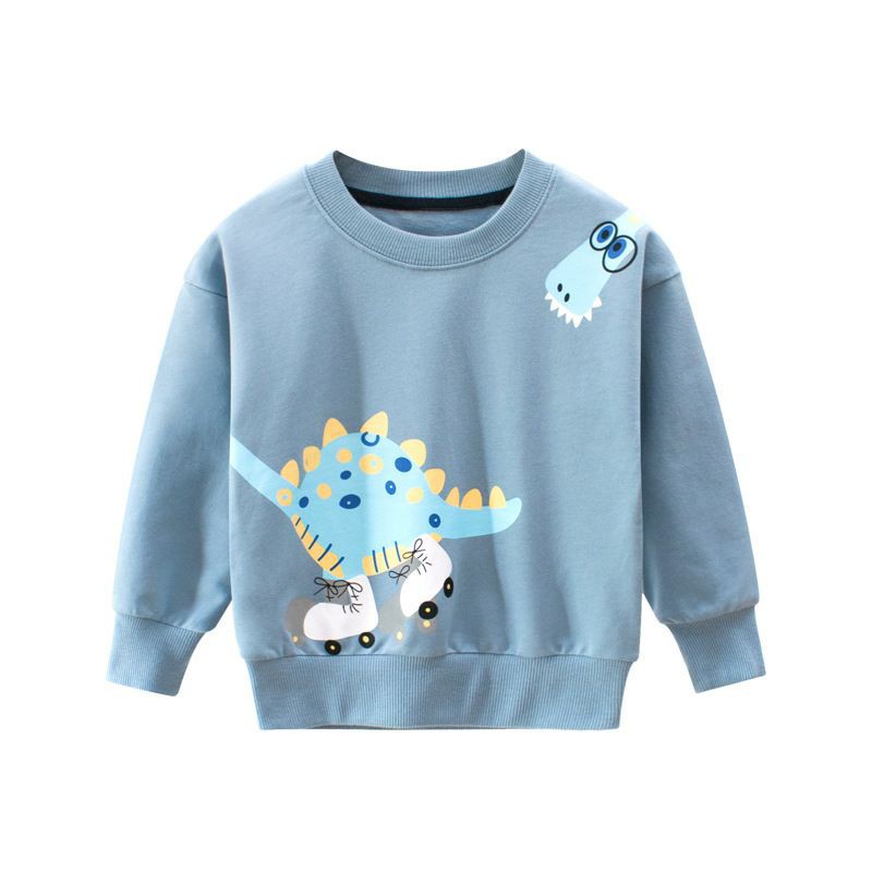 Áo nỉ da cá chất cotton Kotokids áo nỉ bé trai in hình ngộ nghĩnh