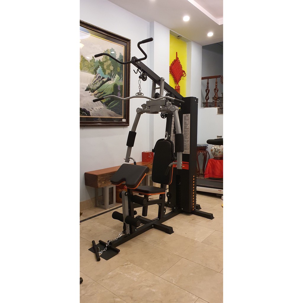 Giàn tạ đa năng tập ngực, kéo xô, tập tay, đá chân, xà đơn tại nhà HQ708 nhập khẩu chính hãng - SÀI GÒN SPORT