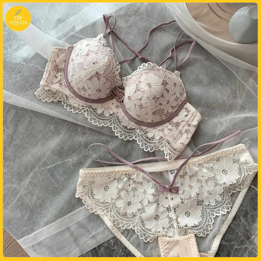 Bộ Đồ Lót - Áo Lót Ren Có Gọng Mút Tháo Rời 2.5cm - TEP-BCG01 | BigBuy360 - bigbuy360.vn