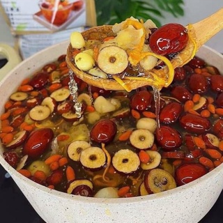 Chè Dưỡng Nhan Set Nguyên Liệu 30 Chén, Chè Tuyết Yến Bổ Dưỡng, Đẹp Da (Kèm Công Thức)