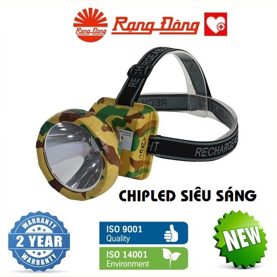 Đèn pin đội đầu LED SẠC ĐIỆN, Siêu sáng Rạng Đông 5W