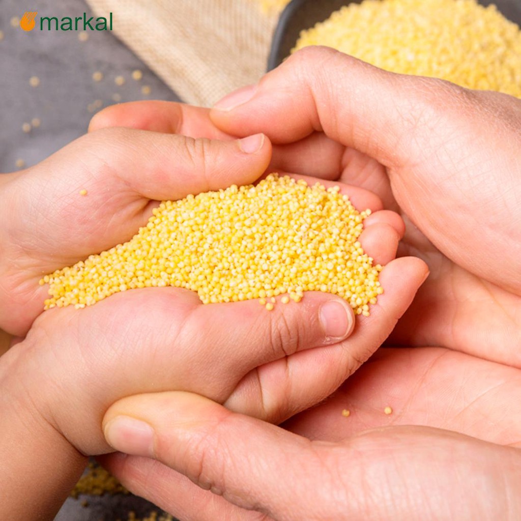 Hạt kê đã bóc vỏ hữu cơ Markal 500g