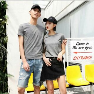 Áo thun cotton trơn nam nữ đang hot