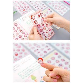 set 6 tấm sticker cute baby