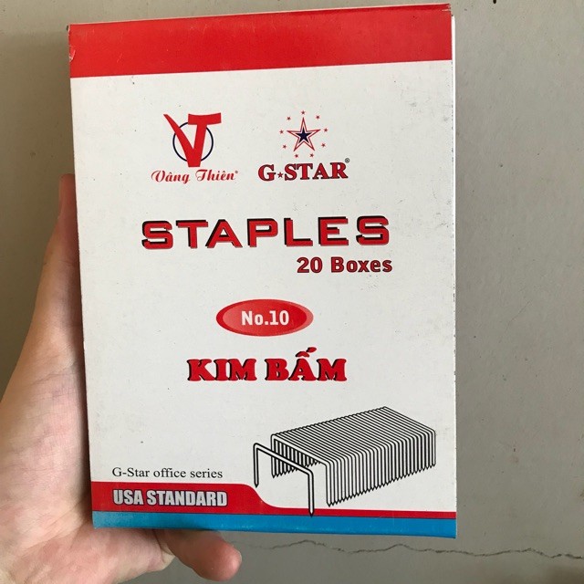 1 HỘP Kim bấm số 10 G*STAR