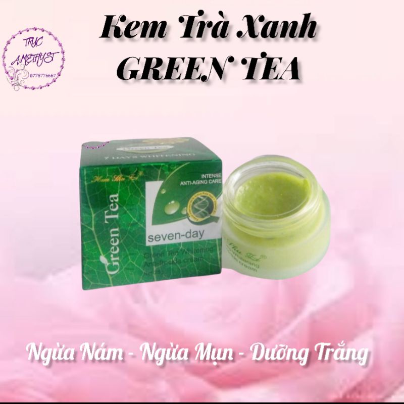 KEM NGỪA NÁM NGỪA MỤN TRÀ XANH GREEN TEA ( XANH)