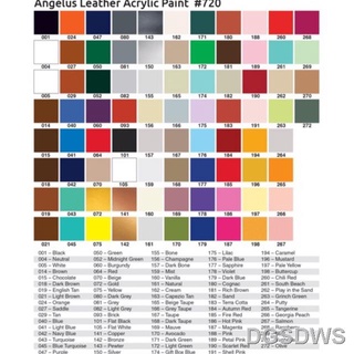 ▬Màu Custom giầy Q.a.G Angelus paint USA 50ml - 100ml ( List 1 )
