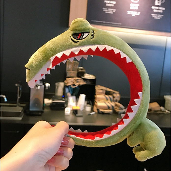 Cài Tóc Khủng Long Con Màu Xanh