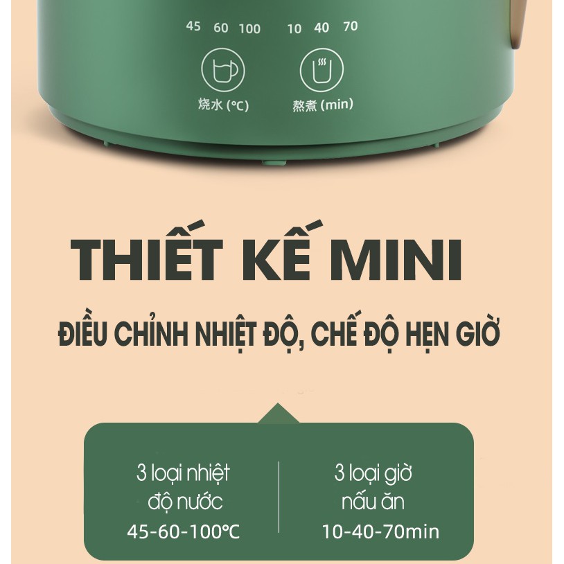 Cốc Điện Mini Đa Năng Nâng Cấp Mokkom (Có lọc)