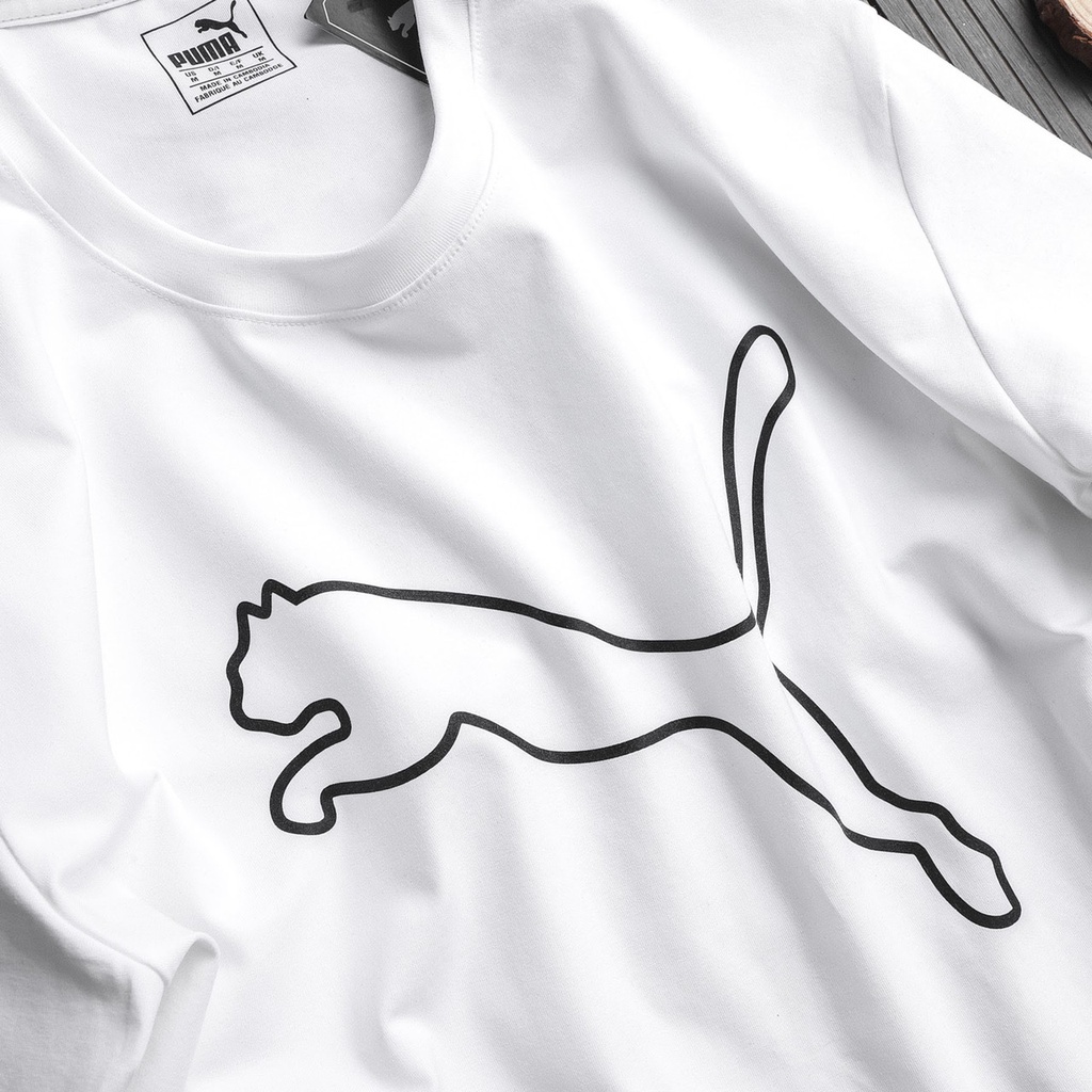 Áo Thun Tay Ngắn Cổ Tròn In Hình Logo Puma Phong Cách Vintage Thời Trang Mùa Hè 2022