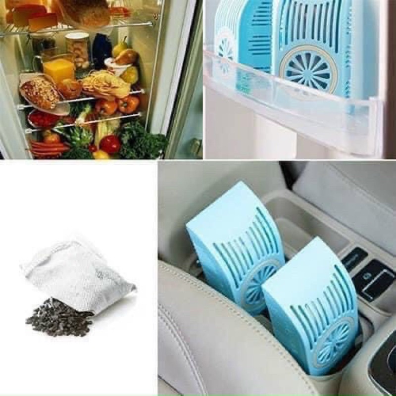set 2 hộp khử mùi tủ lạnh
