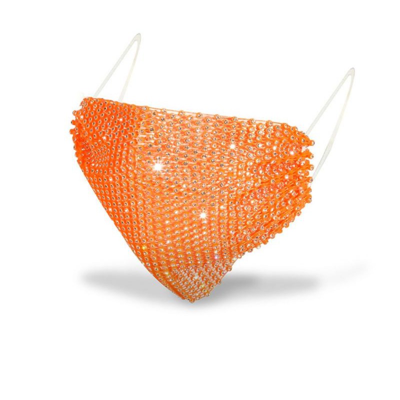 [HÀNG MỚI VỀ] Khẩu Trang Đính Đá Pha Lê Kim Sa Lấp Lánh Kim Tuyến Khẩu Trang Hot Trend Tiktok Sắc Màu Nhiều Màu XUMI800 | BigBuy360 - bigbuy360.vn
