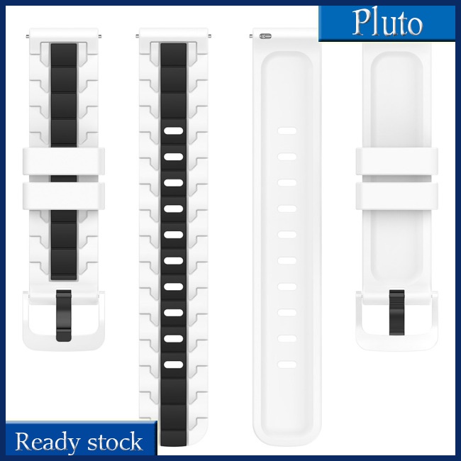 Mới Dây Đeo Silicon Hai Màu 20mm Cho Đồng Hồ Thông Minh Samsung Galaxy Watch5 Watch4