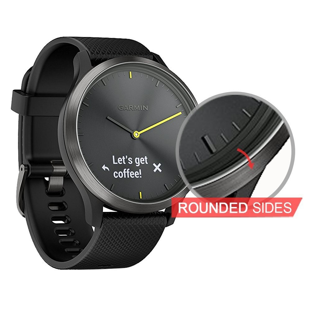 Kính cường lực kiểu cong 2.5D cho đồng hồ Garmin Vivomove HR