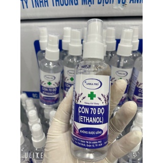 Cồn rửa tay y tế sát khuẩn 70 độ.