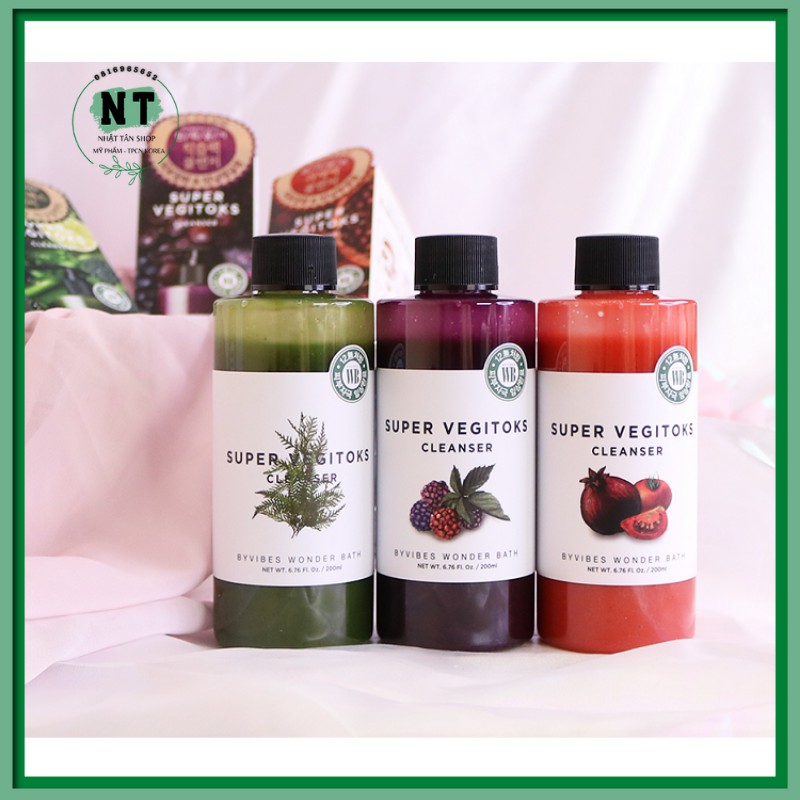 Sữa rửa mặt Super Vegitoks Cleanser - Sữa rửa mặt thiên nhiên, thải độc, dưỡng da | BigBuy360 - bigbuy360.vn