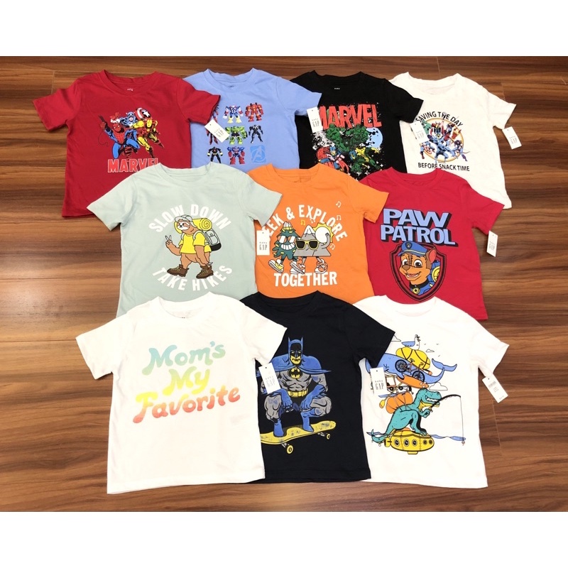 Áo thun Gap kid xuất khẩu size 12m - 5tuổi.