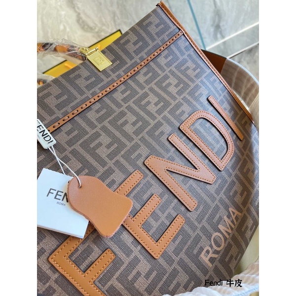 Túi xách túi tote đeo chéo da thật Fendi FD cao cấp size 35cm