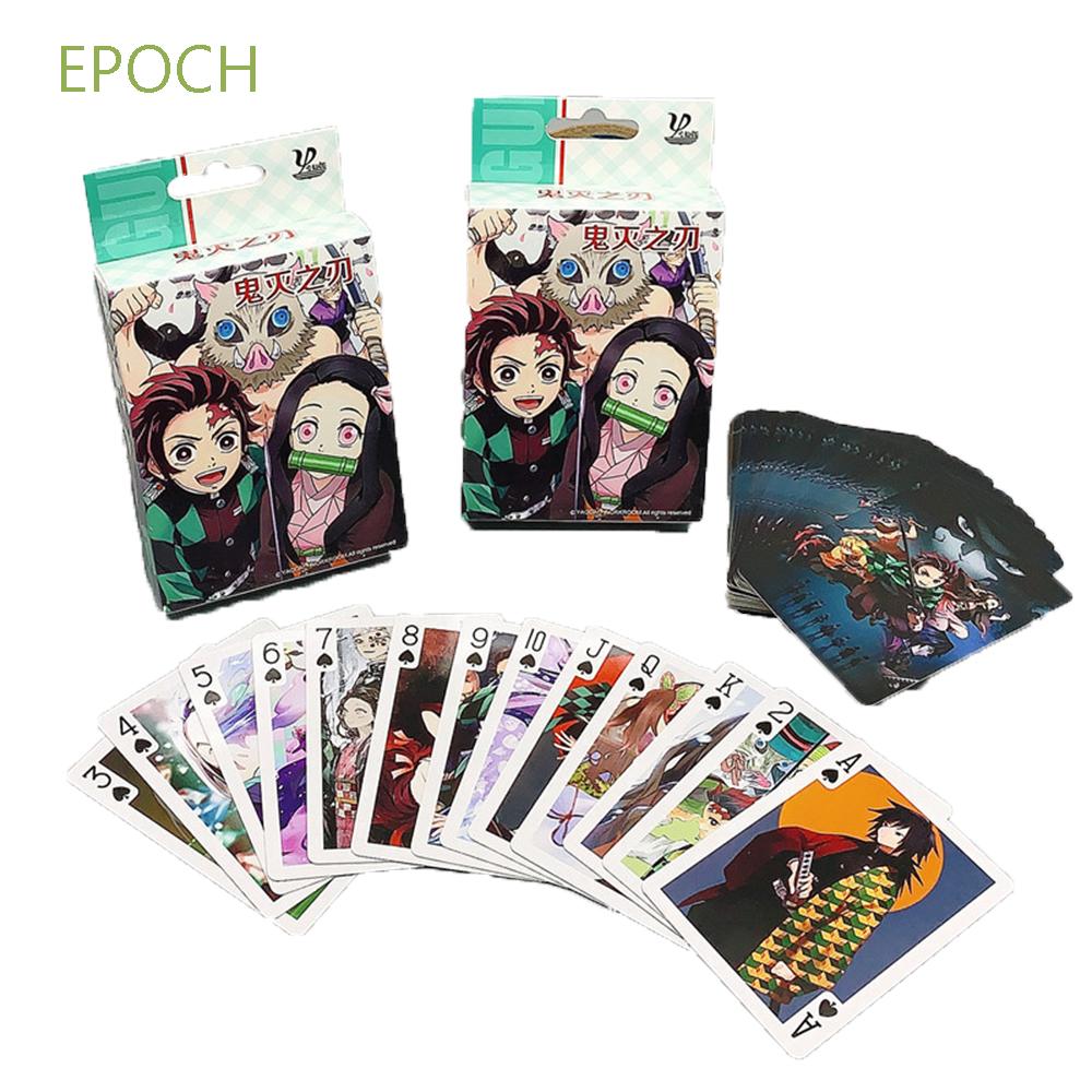 EPOCH Agatsuma Playing Cards Nezuko Desktop games Poker Card Kamado Tanjirou Zenitsu Kimetsu no Yaiba Playing card Anime Demon Slayer