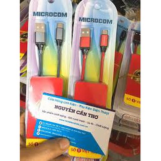 CÁP SẠC MICROCOM CHÍNH HÃNG BẢO HÀNH 1 NĂM