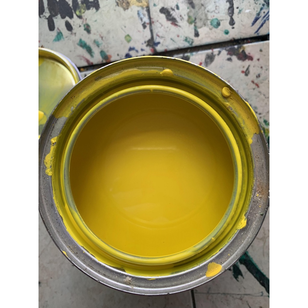 Sơn 1K màu vàng tươi vàng chanh Autopaint lon 1 Lít