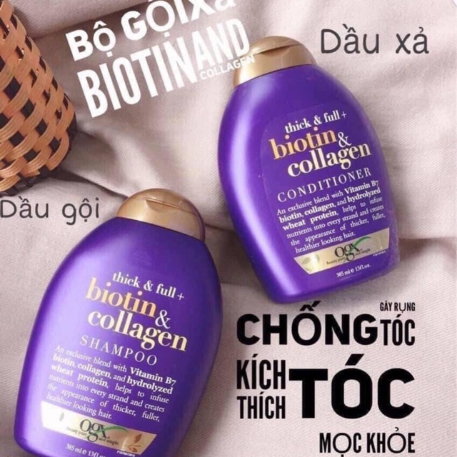 Cặp gội xả chống rụng tóc