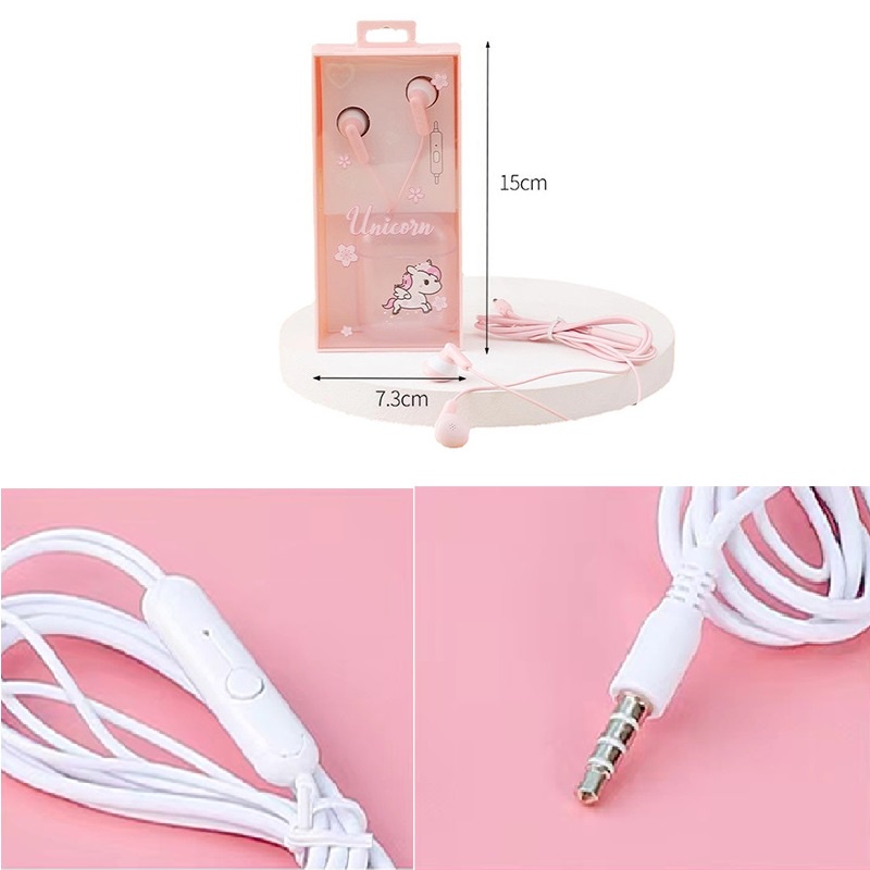 Tai Nghe Nhét Chụp Chup Tai 3.5mm Có Dây Có Mic