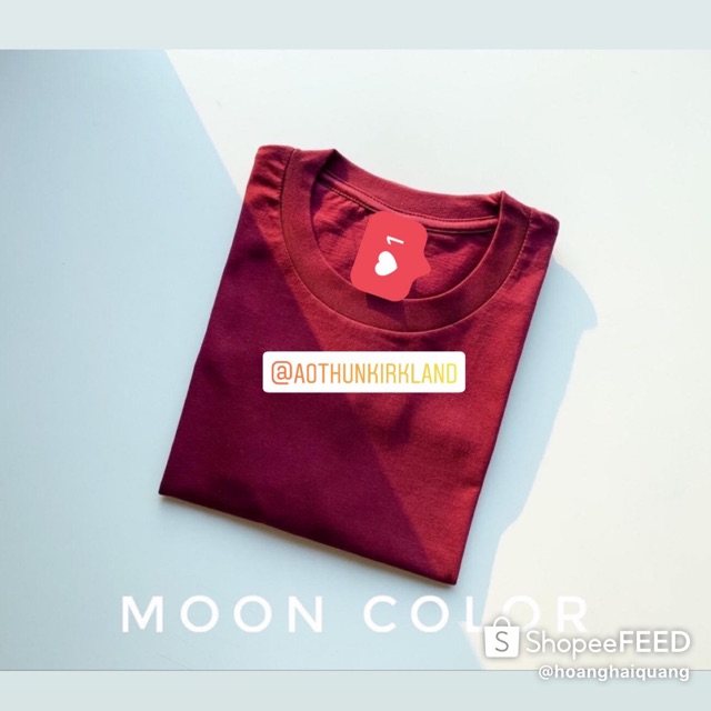 Áo phông KIRKLAND - Áo thun trơn KIRKLAND OVERSIZE [Nam,Nữ]  - Trắng, Đen, Xanh, Đỏ, Rêu, Xám- Màu: | BigBuy360 - bigbuy360.vn