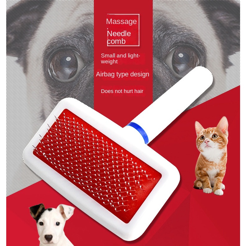 Lược Chải Lông Cho Thú Cưng Bằng Thép Không Gỉ