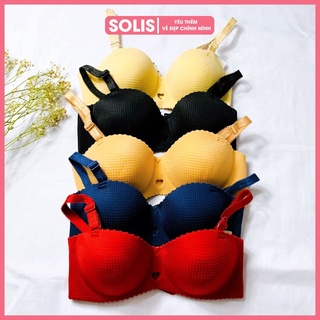Áo lót áo ngực đúc su nữ nâng ngực cao cấp không gọng SOLIS MS 1069