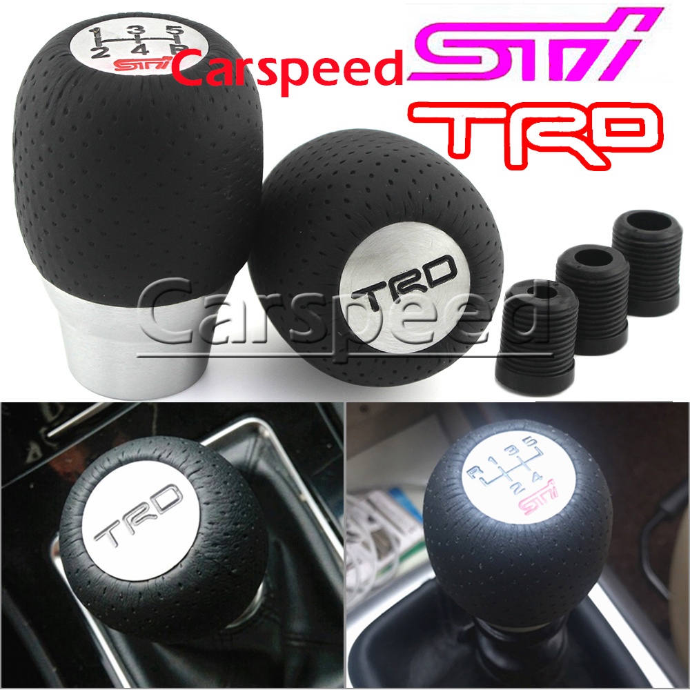 TRD Gear Núm Sang Số Đầu Đòn Bẩy Cho Xe Toyota 5 Tốc Độ STI Gear Shift Núm Cho Subaru Impreza WRX 5M