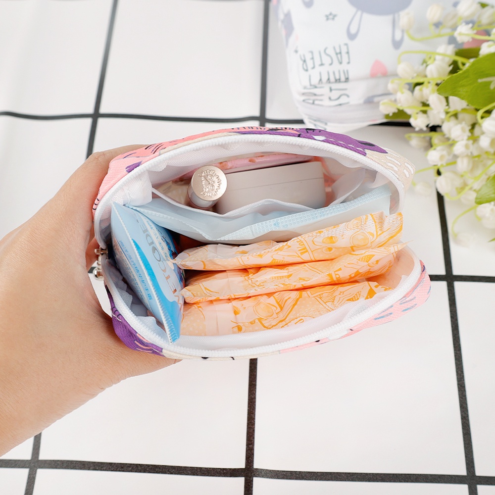 Túi đựng băng vệ sinh/ khăn ăn/thẻ tín dụng/ tai nghe dành cho nữ