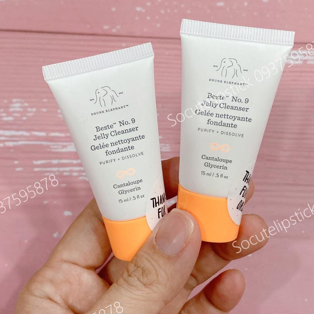 Sữa rửa mặt Drunk Elephant Beste No.9 Jelly Cleanser 15ml