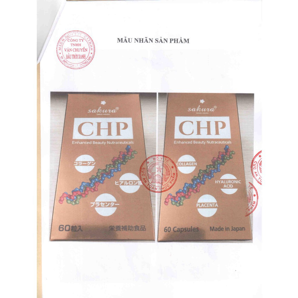 Viên Uống Trắng Da Chống Lão Hóa Sakura CHP Enhanced Beauty Nutraceuticals 60 Viên | BigBuy360 - bigbuy360.vn