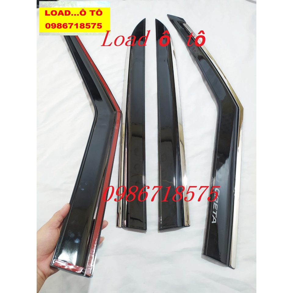 Vè Che Mưa Chỉ Inox Xe Huyndai Creta 2022-23 Cao Cấp