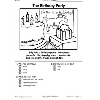 Reading Comprehension ( Grade K tới grade 6)