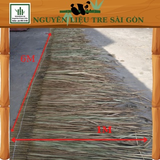 Cỏ tranh lợp nhà, lá tranh lợp mái cao 1m dài 5.7m-  nguyenlieutresaigon.com