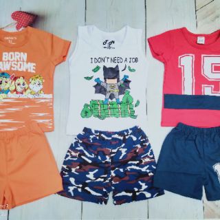 COMBO 3 BỘ ĐỒ BÉ TRAI SIZE 6-20KG