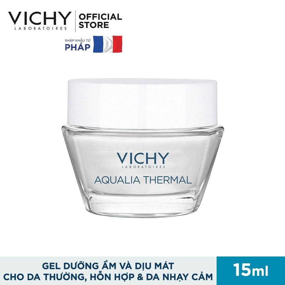 [CHÍNH HÃNG] Gel Dưỡng Ẩm Và Cung Cấp Nước Cho Da Giúp Căng Mịn Và Ẩm Mượt Vichy aqualia Thermal 15ML