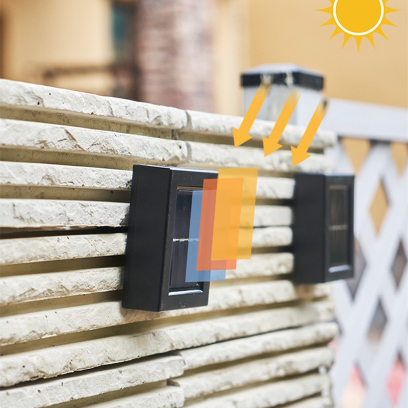 Đèn LED Năng Lượng Mặt Trời Chống Thấm Nước Gắn Tường Trang Trí Sân Vườn/Ban Công/Sân Vườn