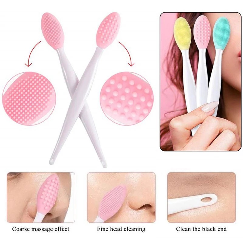 Cọ Silicone Rửa Mặt Tẩy Tế Bào Chết Đa Năng Tiện Dụng