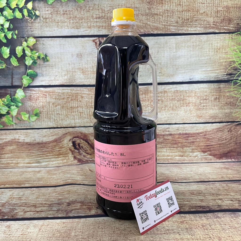 Sốt Sukiyaki chuyên dùng nhà hàng chai lớn 1.8L